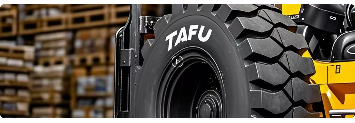 TAFU pneumatic forklift solid tires​