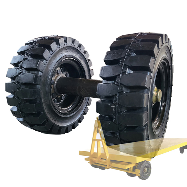 Solid Tire with Axle